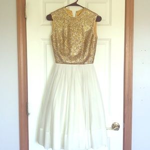 Vintage gold dress
